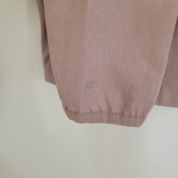 Vuori Outdoor Trainer Shell Women Sz Small VW501 Hazel Mauve UPF 30+ Gorp Hood - Picture 14 of 14